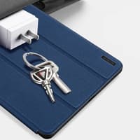 Samsung Galaxy Tab S10+ / S9+ / S9 FE Plus - Serie Dux Ducis Domo, custodia flip agganciabile, blu – Bild 5