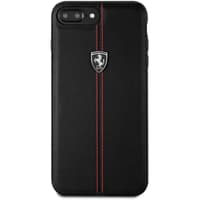 iPhone 7 Plus / 8 Plus – Scuderia Ferrari Leder Case, Schwarz – Bild 5