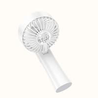 Hoco - HX20 Handventilator mit 1200mah Batterie, extra leise, weiss – Bild 4