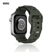 RPD Lattice Silikonarmband Karo-Muster für Apple Watch 38/40/41/42mm - Grün – Bild 1