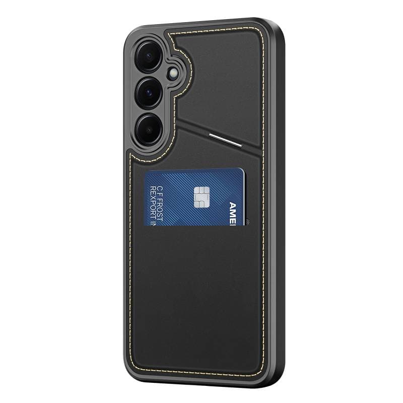 Dux Ducis - A15 5G/4G - Rafi II Hülle mit Kickstand & Kartenfächern, Schwarz