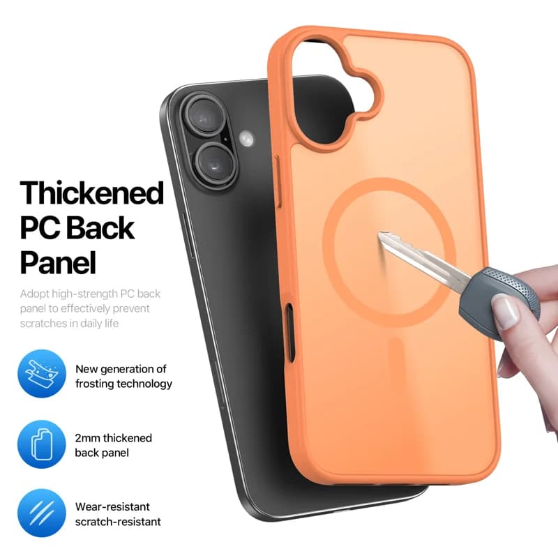iPhone 17 - Dux Ducis Yind Series mit Magsafe in Orange – 4