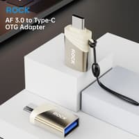 Rock - L12 USB-A 3.0 to Type-C OTG Adapter, Gold – Bild 8