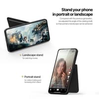 Dux Ducis - Galaxy S25 Edge - Rafi II Magnetische Hülle mit Kickstand & Kartenfächern, Schwarz – Bild 7
