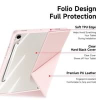 Samsung Galaxy Tab S10 FE/S9 FE/S9 - Dux Ducis Magi Series, custodia flip stand-up, rosa – Bild 6