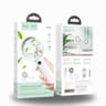 Hoco - HX20 Handventilator mit 1200mah Batterie, extra leise, weiss