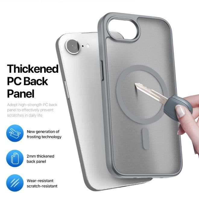 iPhone 16e/17e - Dux Ducis Yind Series with Magsafe in gray – 4