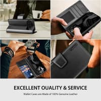 Google Pixel 10 / 10 Pro - Hanman Mill Flip Case mit 3 Kartenfächern, schwarz – Bild 7