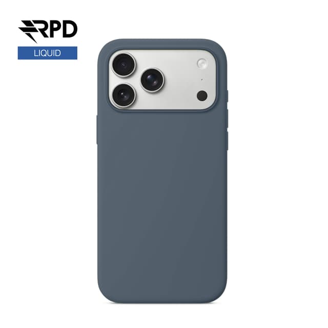 iPhone 17 Pro Max - Silicone Case Light blue, liquid (Magsafe version)