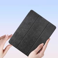Samsung Galaxy Tab S9/S9 FE - Dux Ducis Unid Series, aufstellbares Flip-Etui, Schwarz – Bild 3
