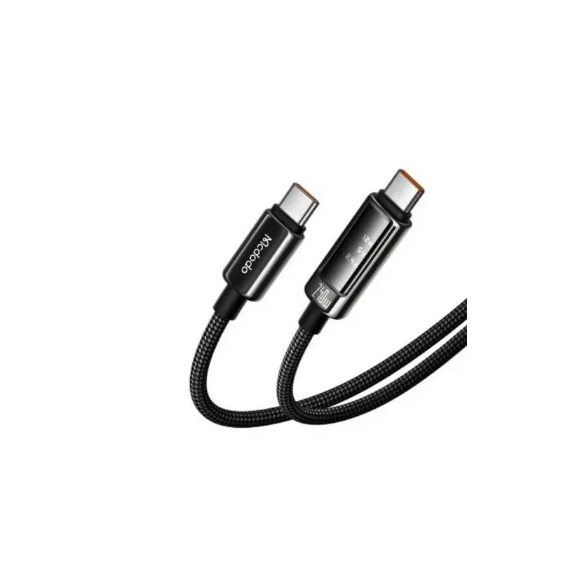 McDodo - Cab Vision, 240W USB-C vers USB-C câble, 1.2m noir avec écran OLED