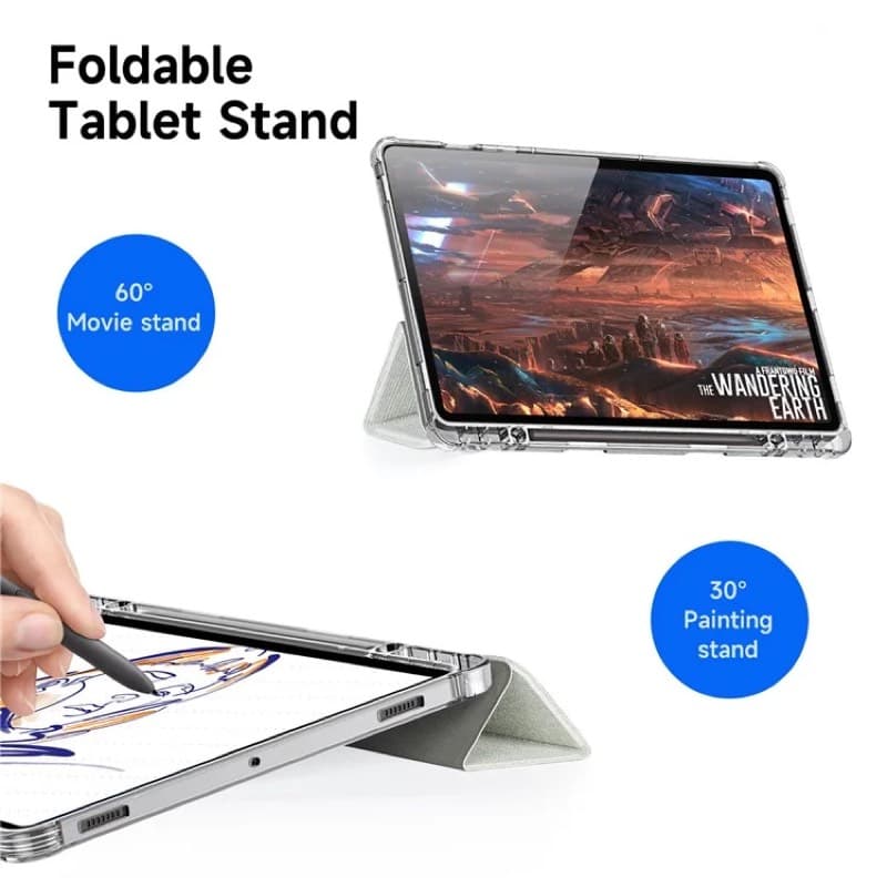 Samsung Galaxy Tab S9 FE / Tab S9 - Serie Dux Ducis Unid, custodia flip stand-up, verde – 2