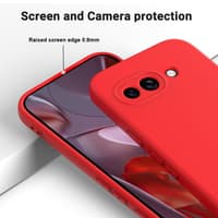 Google Pixel 9A - Silicone protective case, red – Bild 6