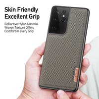 Samsung Galaxy S21 Ultra - DUX DUCIS Fino Case, Backcase TPU, schwarz – Bild 5