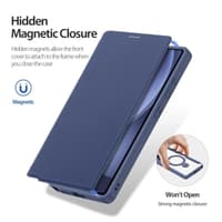 Samsung Galaxy S25 Plus - Dux Skin X Pro Series with 360 degree ring stand blue – Bild 6