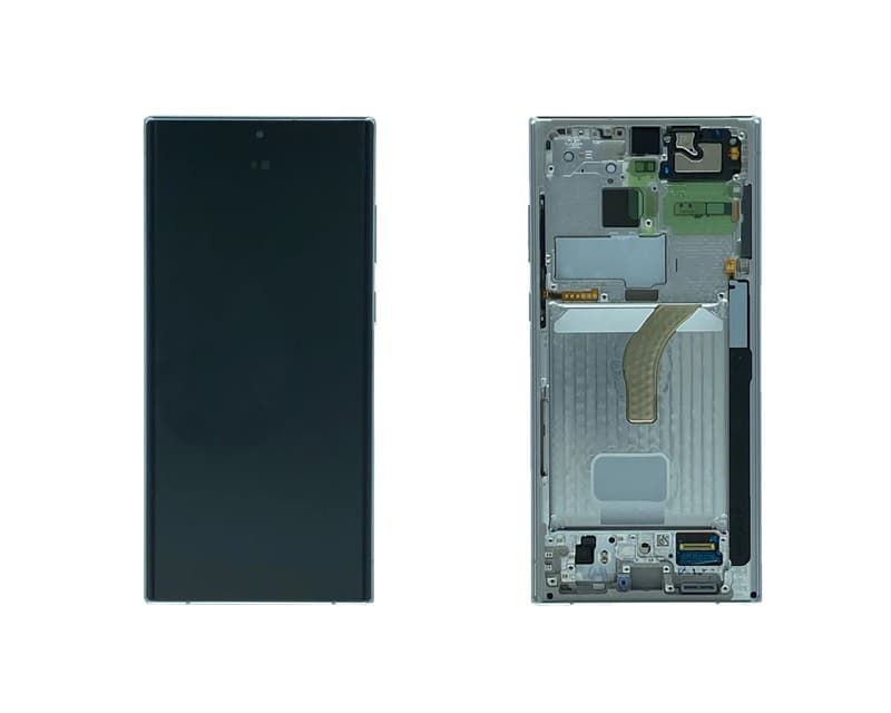 Samsung Galaxy S22 Ultra S908B LCD phantom white, new, original – 2