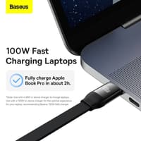Baseus - Bright Mirror 2 Series - 3-in-1 fast charging cable, 100W 1.1m, Black (CAMJ010201) – Bild 7