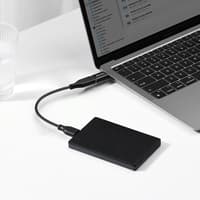 Baseus - Ingenuity Series - Mini OTG Adapter Type-C to USB-A 3.1, Black (ZJJQ000001) – Bild 4