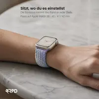 RPD Magnos Magnet Armband Nylon Geflochten für Apple Watch 38/40/41/42mm - Pflaume – Bild 4