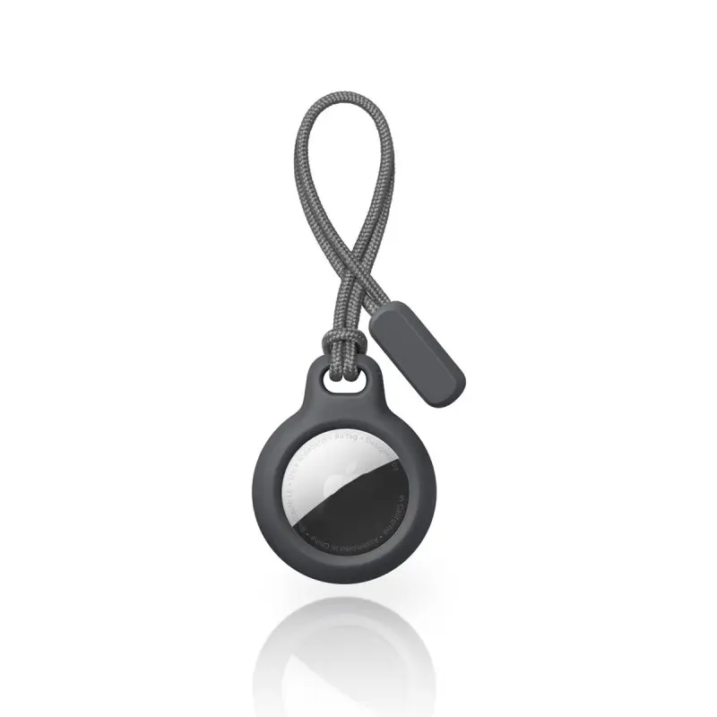 AirTag Keychain - RPD Hard Case with Lanyard, Black