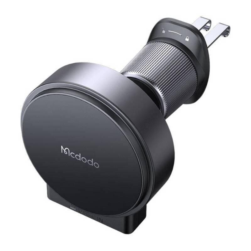 Mcdodo - Qi car charger, with disposable USB-C cable, 15 W, black – 3