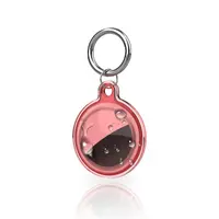 Porte-clés AirTag - RPD Coque TPU déperlante, transparente, Rouge – Bild 1