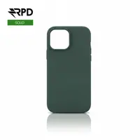 iPhone 15 - Custodia in silicone verde scuro a tinta unita – Bild 1