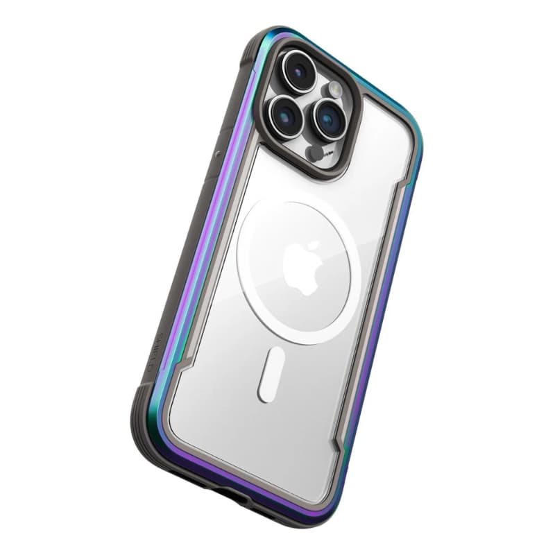 iPhone 15 Pro Max - Raptic Defense Shield Iridescent Hülle mit MagSafe, Iridescent – 4