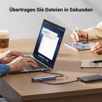 Ugreen - USB-C Hub 6-in-1 with HDMI, LAN & PD (CM512 / 15598), gray/black – Bild 3
