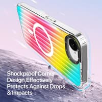 Apple iPhone 16e/17e - Custodia Flip DUX serie Zest, arcobaleno sfumato – Bild 4
