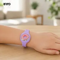 Bracelet AirTag - RPD Bracelet en silicone galbé (Requin), Gris – Bild 4