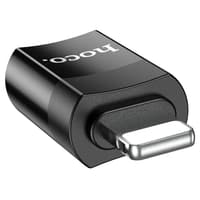 Hoco UA17 iPhone Lightning Male to Type-C female USB2.0 Adapter, black – Bild 2