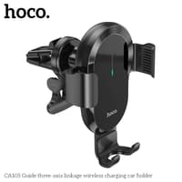 Hoco CA105 Supporto per auto di ricarica wireless con collegamento a tre assi, nero – Bild 3