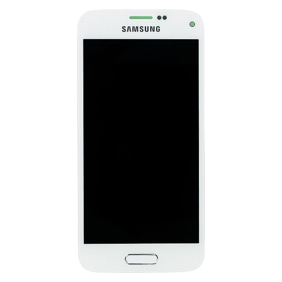 Samsung Galaxy S5 Mini Frontglas / LCD weiss original Service Pack, neu, original – 2