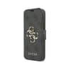 iPhone 13 Pro - Guess Book Case Metal Logo Grey GUBKP13L4GMGGR