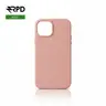 iPhone 15 - Custodia in silicone rosa chiaro a tinta unita
