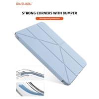 iPad Pro 11 (M4/M5) - Mutural Clear-Pro Series Tablet Case, Sky blue – Bild 5