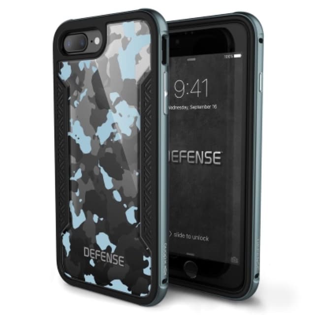 iPhone 7 Plus / 8 Plus - Scudo di difesa Raptic/X-Doria, blu militare