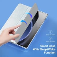 Samsung Galaxy Tab S9 FE / Tab S9 - Dux Ducis Unid Series, attachable flip case, blue – Bild 6