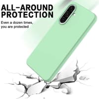 Samsung Galaxy A56 - Silikon Etui, grün – Bild 5