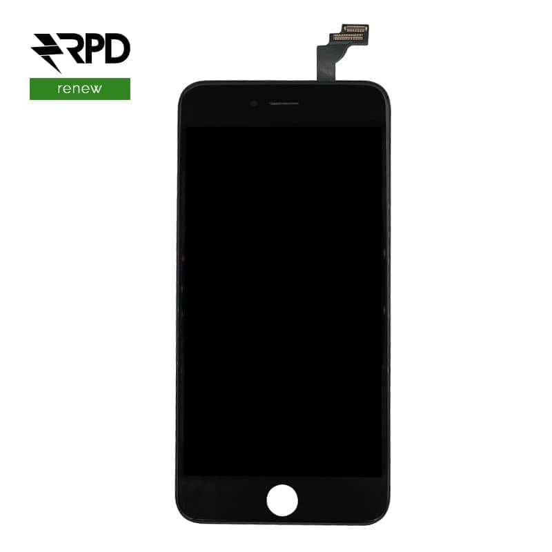 LCD für iPhone 6 PLUS Frontglas / LCD schwarz original, renewed