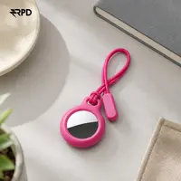 Porte-clés AirTag - RPD Coque rigide avec dragonne, Rose – Bild 3