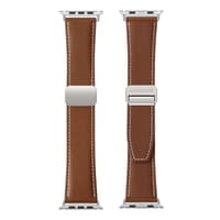 Apple Watch - DUX Gadget Series genuine leather wrist strap (42mm-49mm), YA version, brown – Bild 3