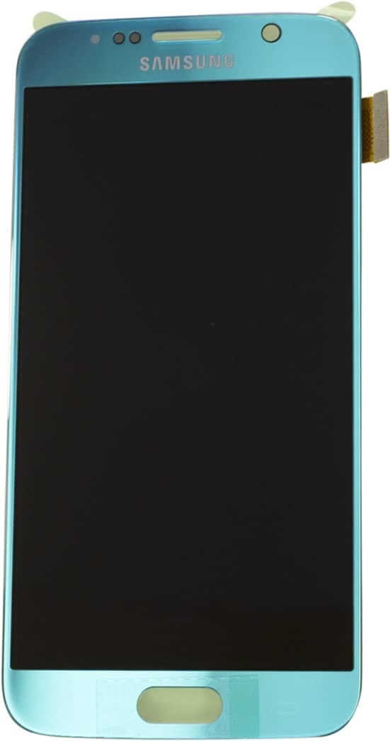Samsung Galaxy S6 Frontglas / LCD türkis, pulled