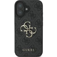iPhone 16 - Guess Metal Logo Case Black – Bild 2