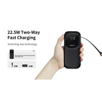 Recci - RPB-P47 10000mAh - 22.5W - Built in stretchable USB Type-C Magsafe - Schwarz – Bild 2
