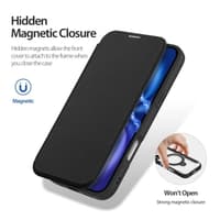 iPhone 17 - Dux Ducis Skin X Pro Series étui avec MagSafe Stand, noir – Bild 5
