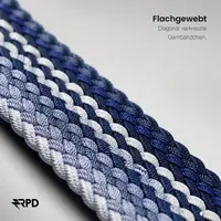 RPD Vela Sportarmband Nylon Geflochten Parachute für Apple Watch 38/40/41/42mm - Sturmblau – Bild 2