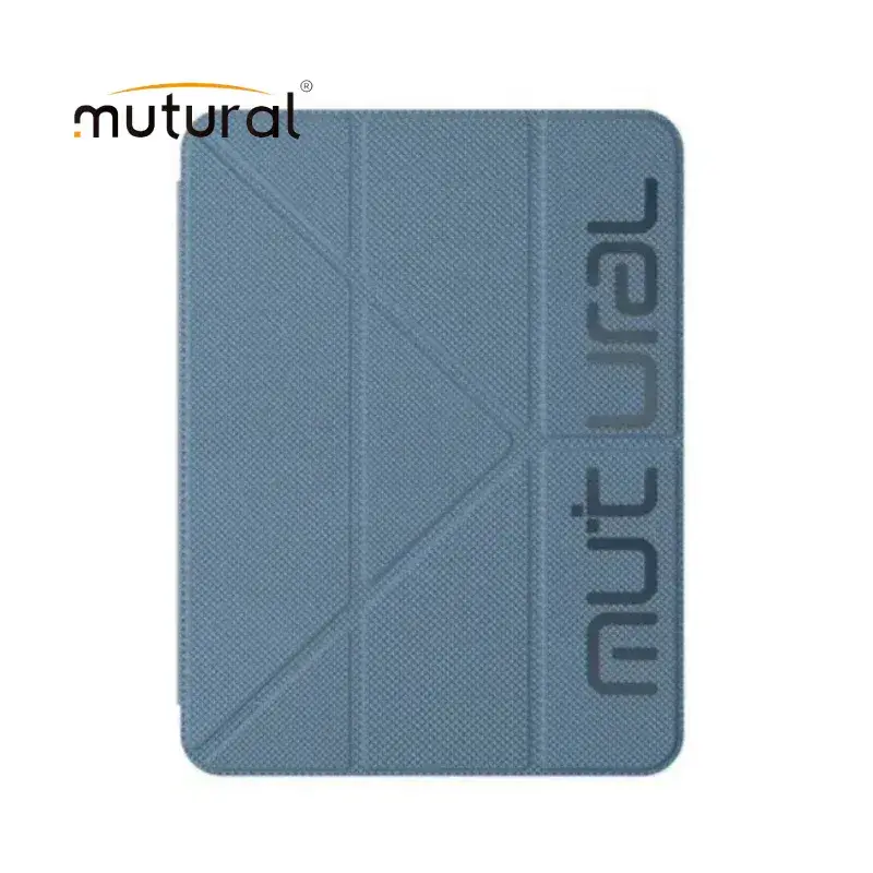 Mutural - iPad 10/11 Gen. Diamond Series, iPad Folio Hülle, Misty Blue
