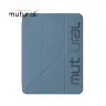 Mutural - iPad 10/11 Gen. Diamond Series, iPad Folio Cover, Misty Blue